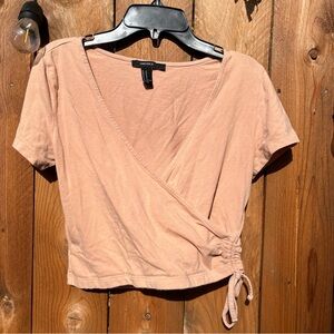 Forever 21 tan crop top
